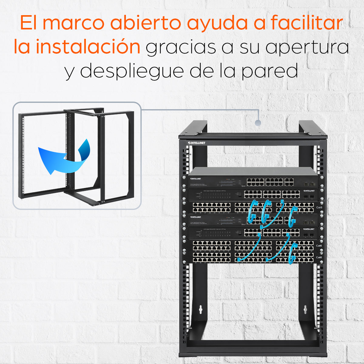 Intellinet 716208 accesorio para rack Panel ciego de la estantería