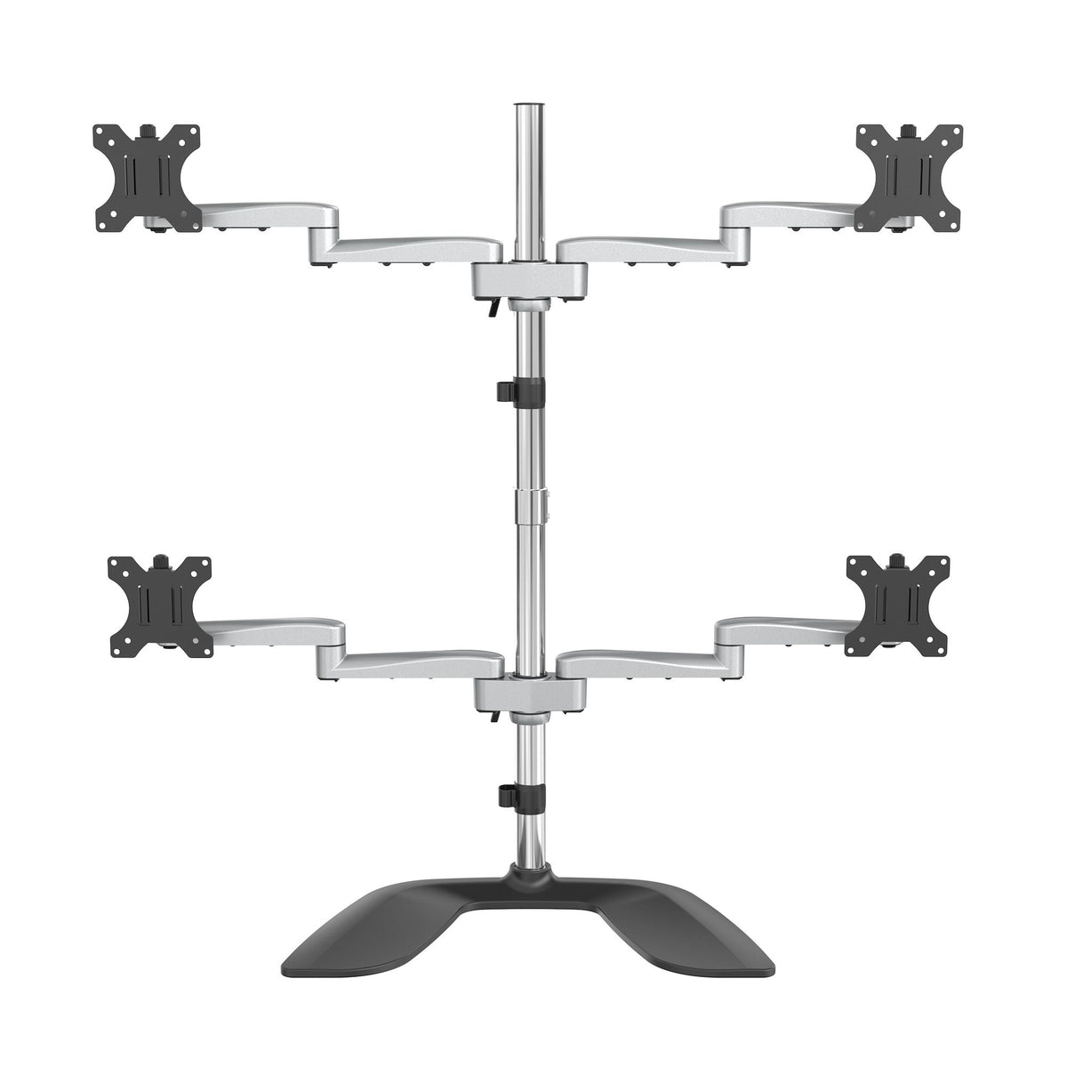 StarTech.com ARMQUADSS soporte para pantalla plana 81.3 cm (32") Negro, Plata