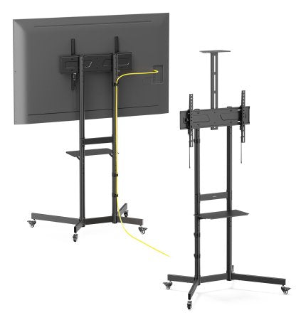 Manhattan 462716 soporte para TV 177.8 cm (70") Negro