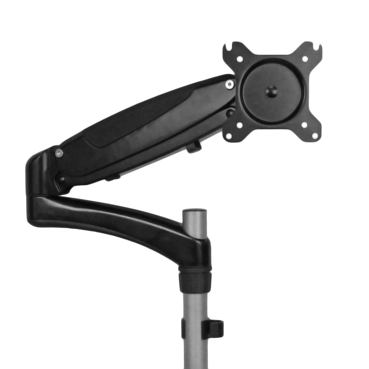StarTech.com ARMUNONB soporte para pantalla plana 68.6 cm (27") Escritorio Aluminio, Negro