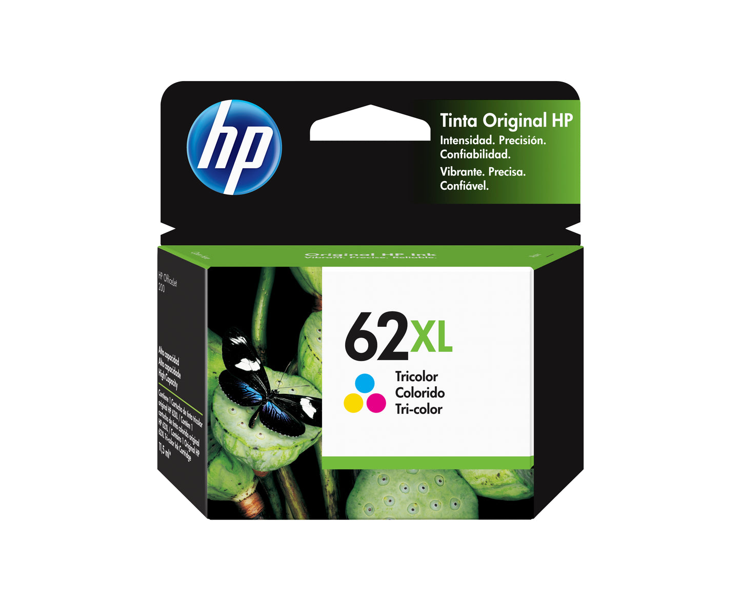 HP 62XL High Yield Tri-color Original Ink Cartridge cartucho de tinta 1 pieza(s) Súper alto Cian, Magenta, Amarillo
