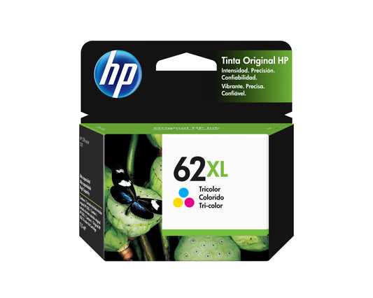 HP 62XL High Yield Tri-color Original Ink Cartridge cartucho de tinta 1 pieza(s) Súper alto Cian, Magenta, Amarillo