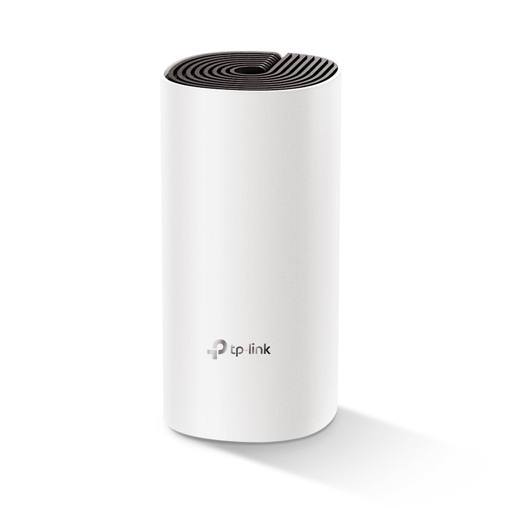 TP-Link Deco E4 (1-pack) Doble banda (2,4 GHz / 5 GHz) Wi-Fi 5 (802.11ac) Blanco, Gris Interno