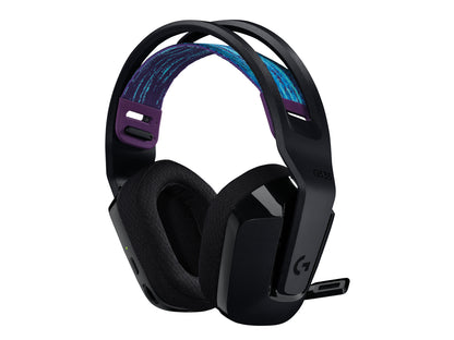 Audífonos Logitech Gaming G535 Lightspeed Inalámbricos Micrófono Color Negro