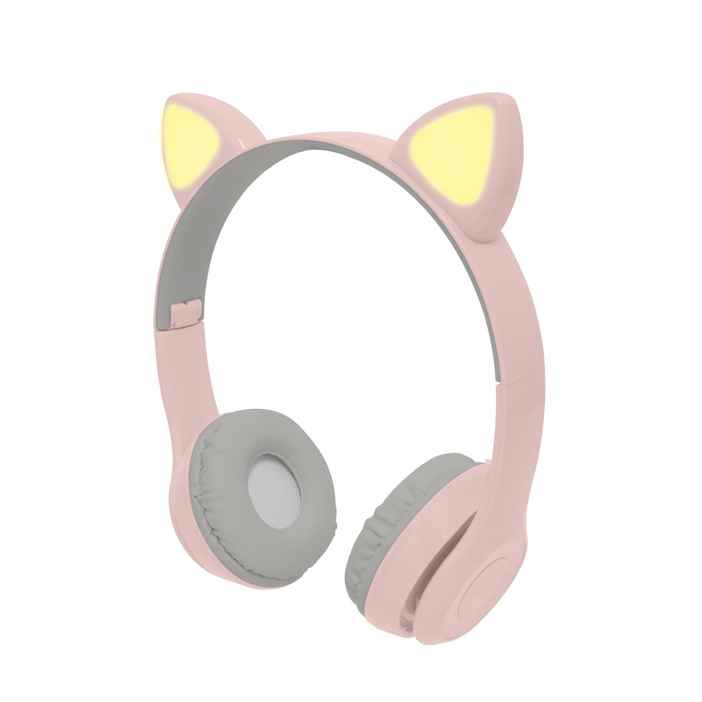 Diadema Perfect Choice Catto Inalámbrica con Luz para Niños Color Rosa