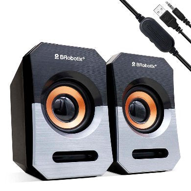 BRobotix 963913 altavoz Negro, Gris Alámbrico 5 W