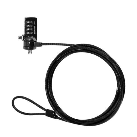 Candado de Seguridad TechZone con Combinación Tipo T Longitud 1.8m