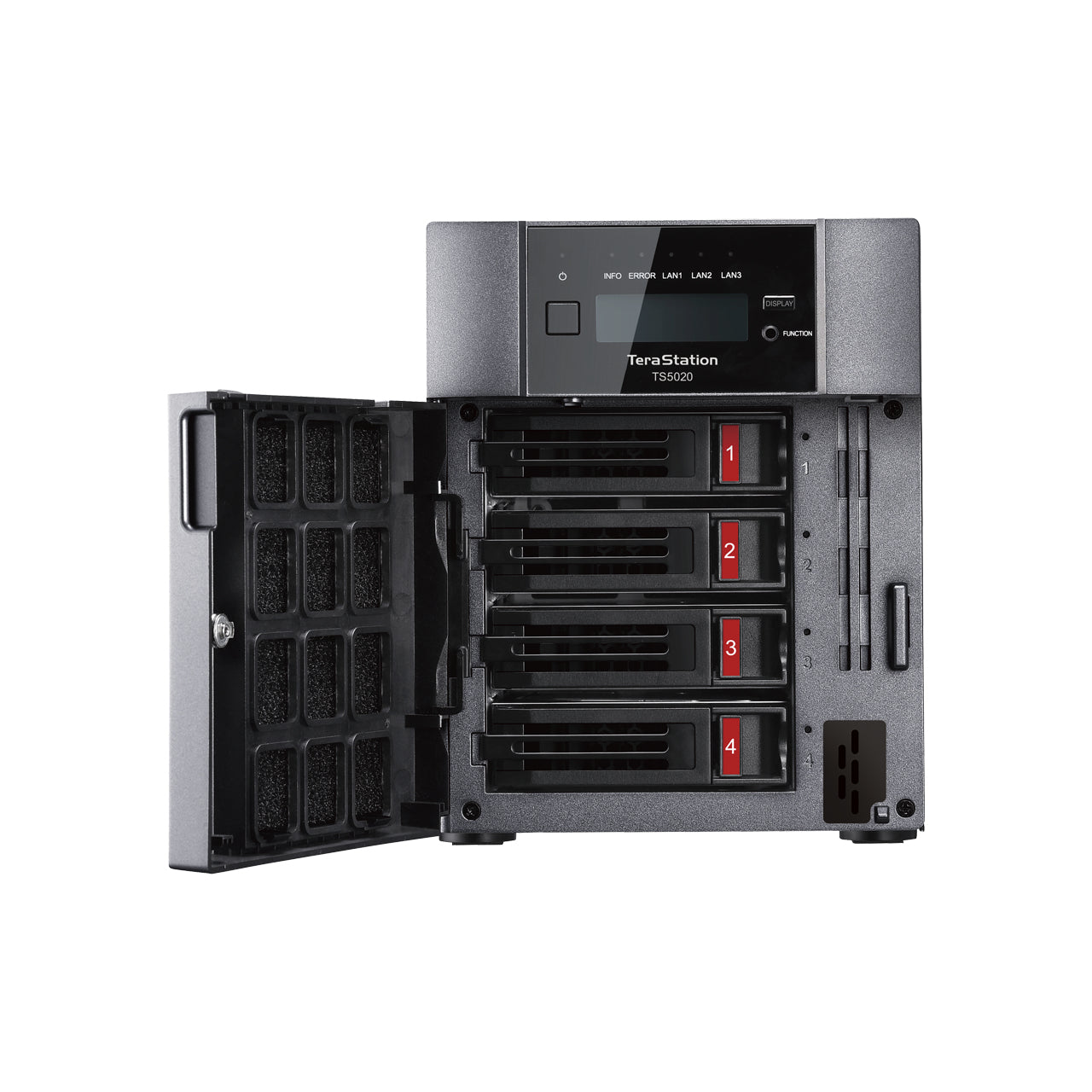 Buffalo TeraStation TS5420DN1604 servidor NAS o de almacenamiento Escritorio Annapurna Labs AL524 8 GB DDR4 16 TB Unidad de disco duro Negro