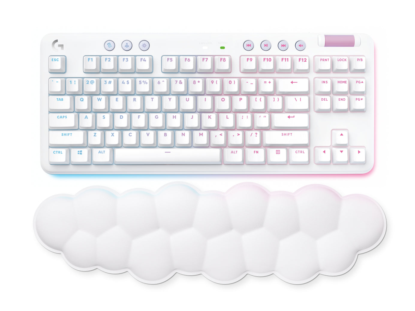 Teclado Logitech G715 Wireless Gaming Blanco Tactile