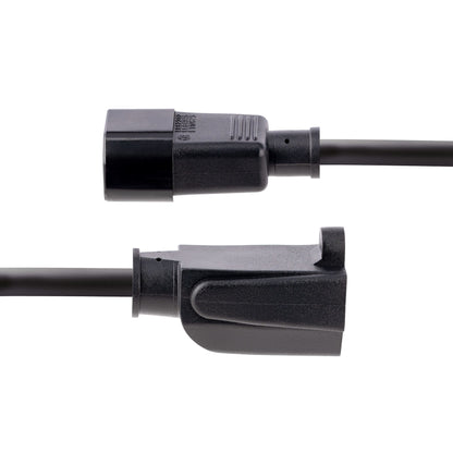 StarTech.com 1415R-3F-POWER-CORD cable de alimentación Negro Acoplador C14
