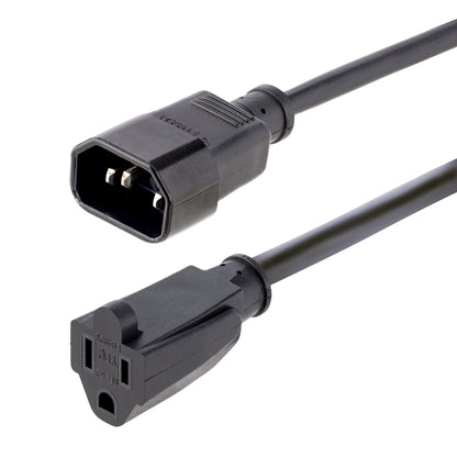 StarTech.com 1415R-3F-POWER-CORD cable de alimentación Negro Acoplador C14