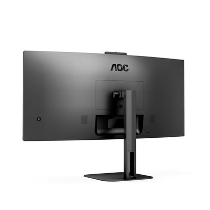 Monitor AOC 34" Professional Curvo VA 1500-R 3440x1440 HDMI DP USB-C DP AltMode 100hz 1ms USB Hub Windows Hello We
