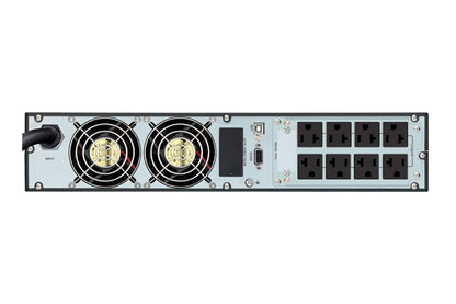CDP UPO11-3RT sistema de alimentación ininterrumpida (UPS) Doble conversión (en línea) 3 kVA 2700 W 8 salidas AC
