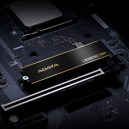 Unidad de Estado Solido SSD Adata 1TB Legend 960 NVMe M.2 6000 MB/s Escritura 7400 MB/s Lectura PCI Express 4.0