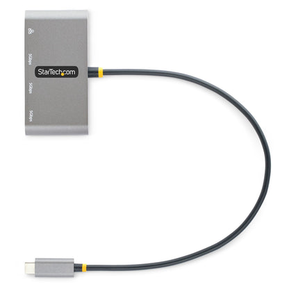 StarTech.com HB30C3A1GEA2 base para laptop o replicador de puertos Alámbrico USB 3.2 Gen 1 (3.1 Gen 1) Type-C Gris