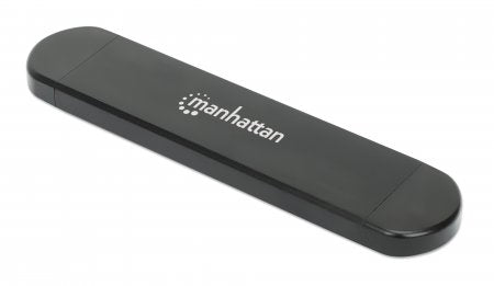 Manhattan 130639 caja para disco duro externo Carcasa para SSD Negro