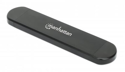Manhattan 130639 caja para disco duro externo Carcasa para SSD Negro