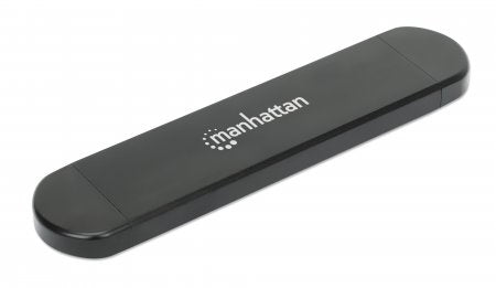 Manhattan 130639 caja para disco duro externo Carcasa para SSD Negro