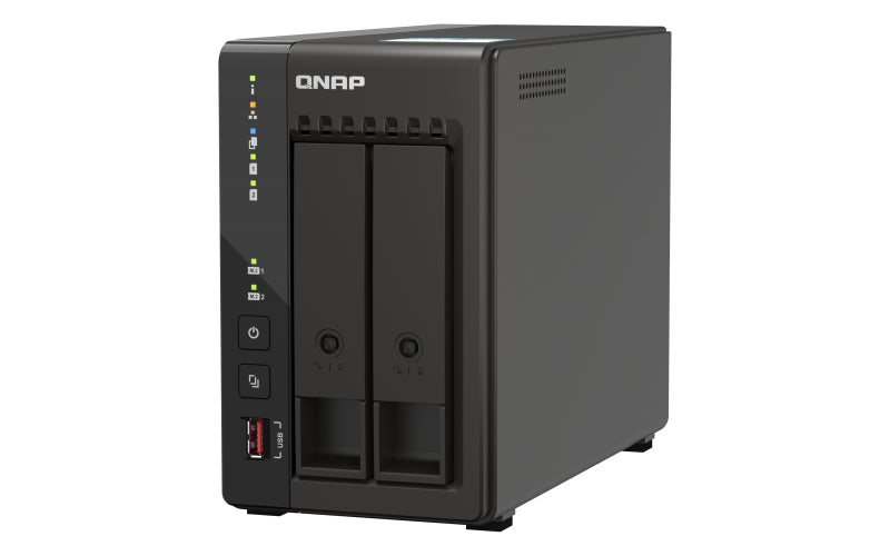 QNAP TS-253E NAS Tower Intel® Celeron® J6412 8 GB 0 TB QNAP Turbo System Negro
