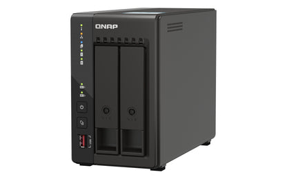 QNAP TS-253E NAS Tower Intel® Celeron® J6412 8 GB 0 TB QNAP Turbo System Negro