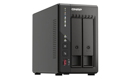 QNAP TS-253E NAS Tower Intel® Celeron® J6412 8 GB 0 TB QNAP Turbo System Negro