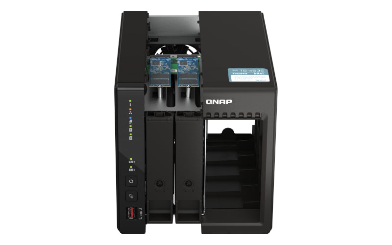 QNAP TS-253E NAS Tower Intel® Celeron® J6412 8 GB 0 TB QNAP Turbo System Negro
