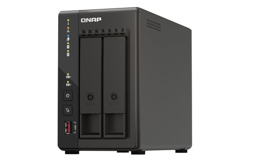 QNAP TS-253E NAS Tower Intel® Celeron® J6412 8 GB 0 TB QNAP Turbo System Negro