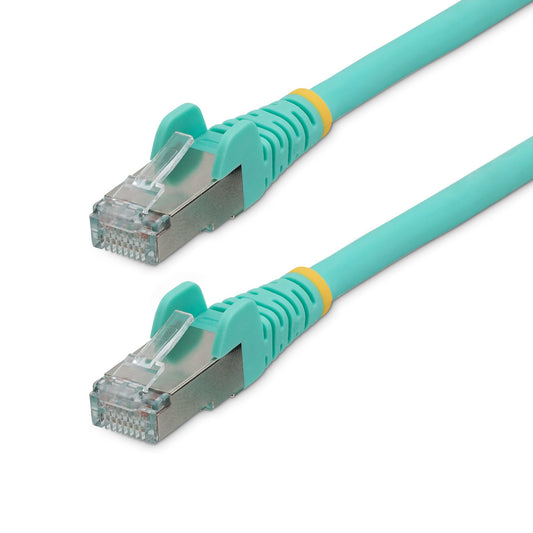 StarTech.com NLAQ-10F-CAT6A-PATCH cable de red Color aguamarina S/FTP (S-STP)