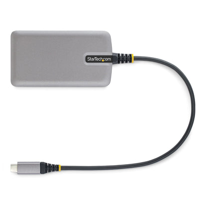 StarTech.com 5G4AB-USB-C-HUB nodo concentrador USB 3.2 Gen 1 (3.1 Gen 1) Type-C 5000 Mbit/s Gris