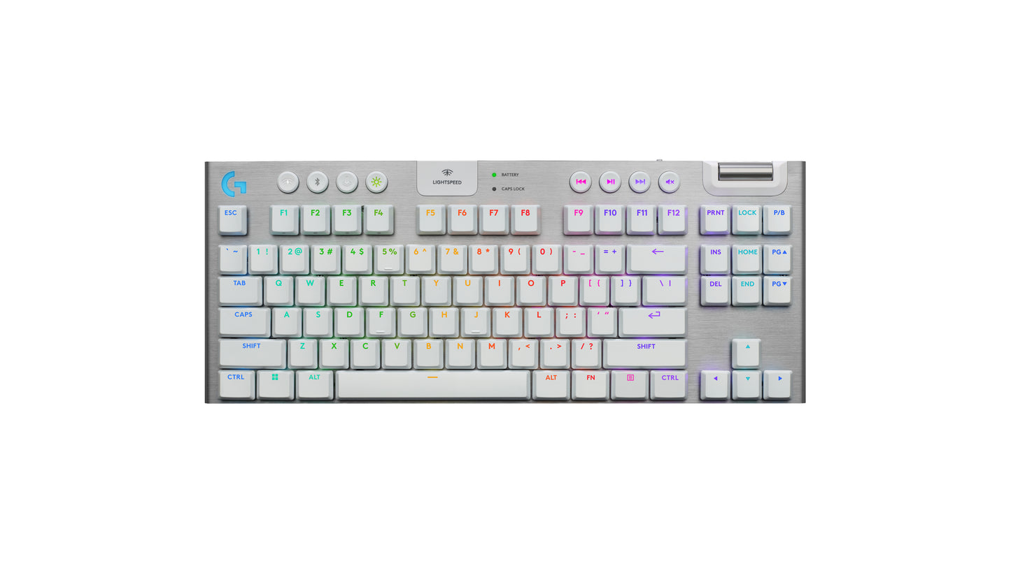 Teclado Logitech G915 X  LightSpeed TKL Blanco