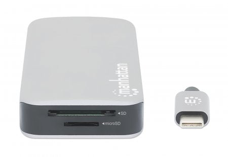Docking Manhattan USB-C  8 ptos HDMI USB-C PD/2xUSBv3.2/USBv2.0 RED SD/Micro SDD