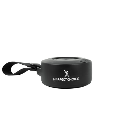 Bocina Perfect Choice Handy Portátil Inalámbrica Batería Recargable Luz RGB Color Negro
