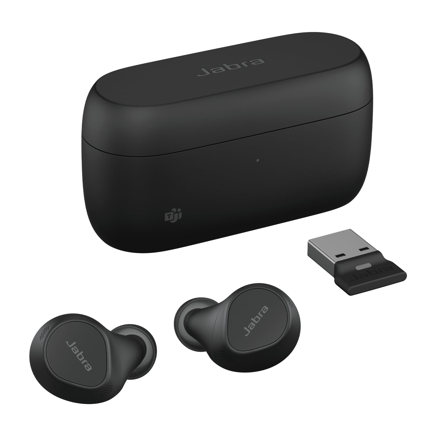 Jabra Evolve2 Buds Auriculares Inalámbrico Intra auditivo Oficina/Centro de llamadas USB Type-C / USB Type-A Bluetooth Negro