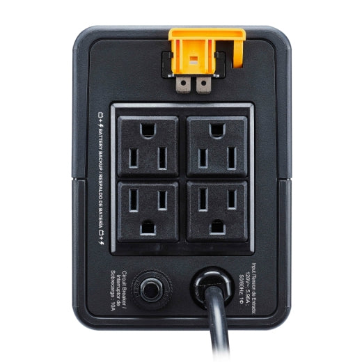 Back UPS APC 700VA/120V AVR Carga USB 4 NEMA 5-15R