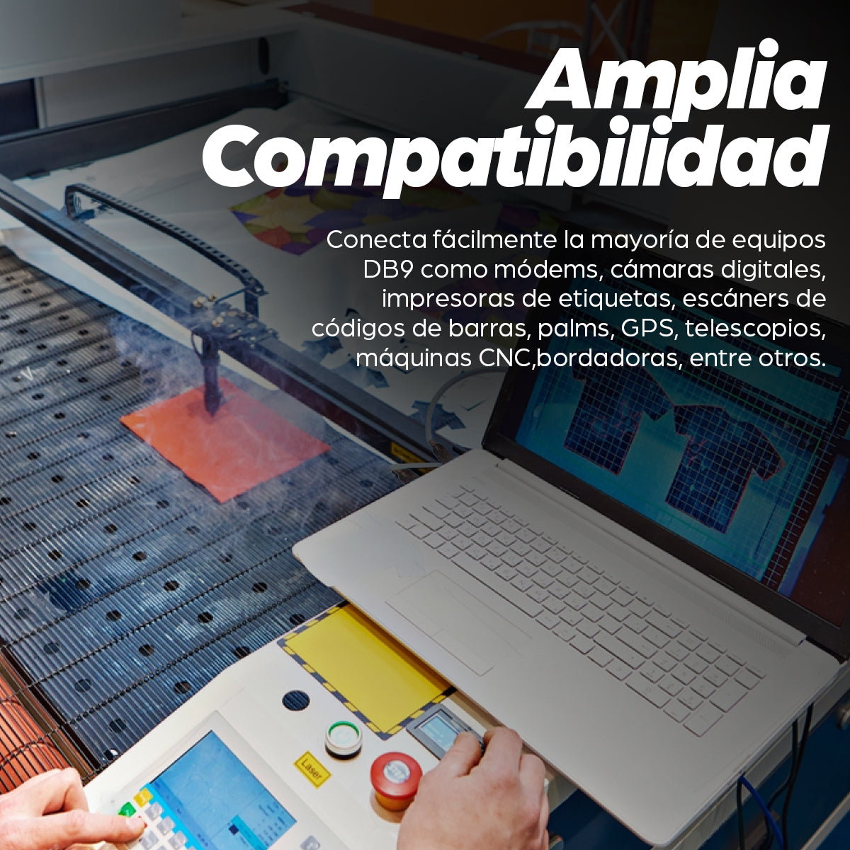Convertidor Manhattan USB a Puerto Serial 1.8m