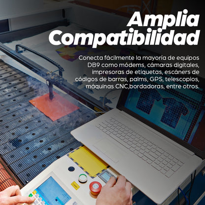 Convertidor Manhattan USB a Puerto Serial 1.8m
