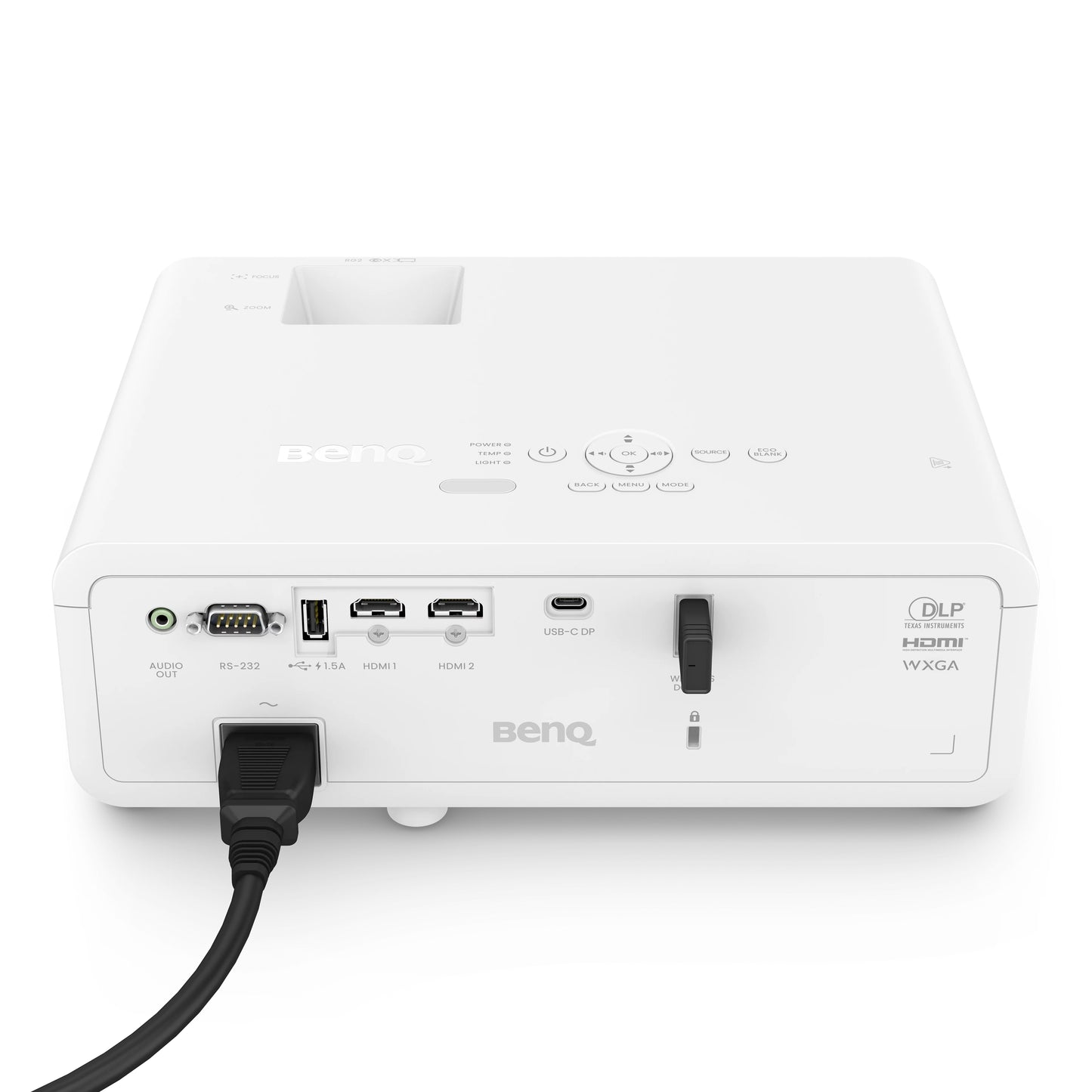 BenQ LW650 Proyector de alcance estándar 4000 lúmenes ANSI DLP WXGA (1280x800) Blanco