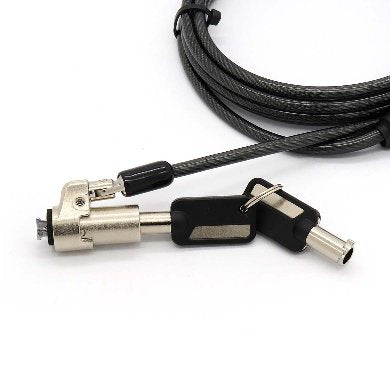 BRobotix 6001639 cable antirrobo Negro, Plata 1.8 m