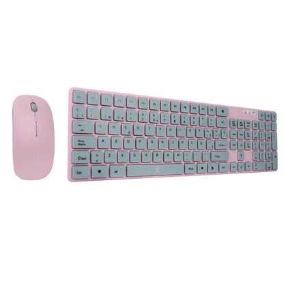 Perfect Choice PC-201069 teclado Ratón incluido Hogar RF inalámbrico Rosa