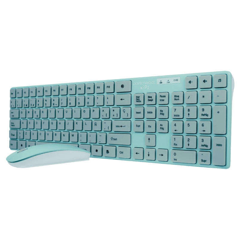 Perfect Choice PC-201243 teclado Ratón incluido Hogar RF inalámbrico Azul