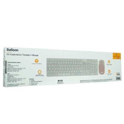 Perfect Choice PC-201243 teclado Ratón incluido Hogar RF inalámbrico Azul