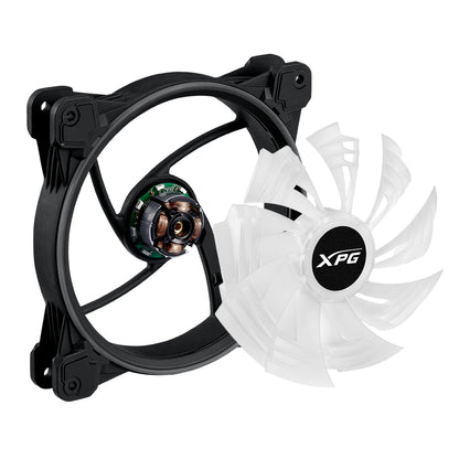 VVentilador XPG Hurricane 140mm ARGB PWM 140mm 1800RPM ARGB Negro Blanco