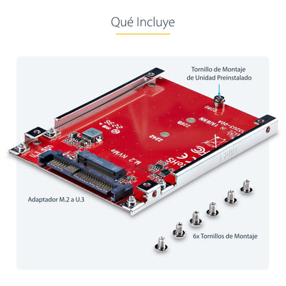 StarTech.com 1M25-U3-M2-ADAPTER tarjeta o adaptador de interfaz Interno
