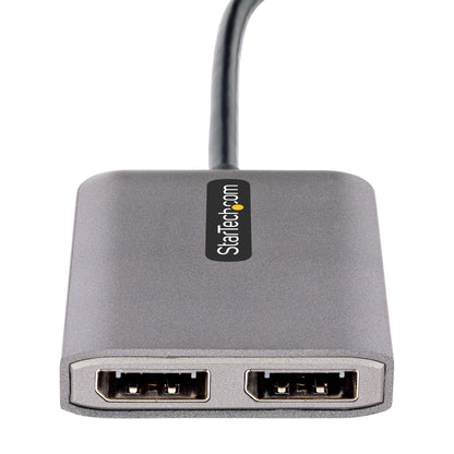 StarTech.com MST14CD122DP adaptador gráfico USB 4096 x 2160 Pixeles Gris