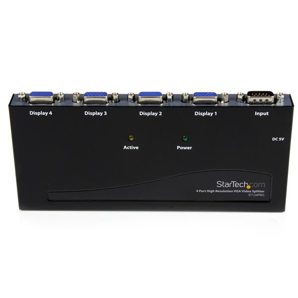 StarTech.com ST124PRO divisor de vídeo 4x VGA