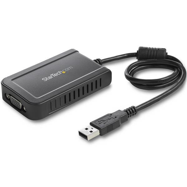 StarTech.com USB2VGAE3 adaptador gráfico USB 1920 x 1200 Pixeles Negro