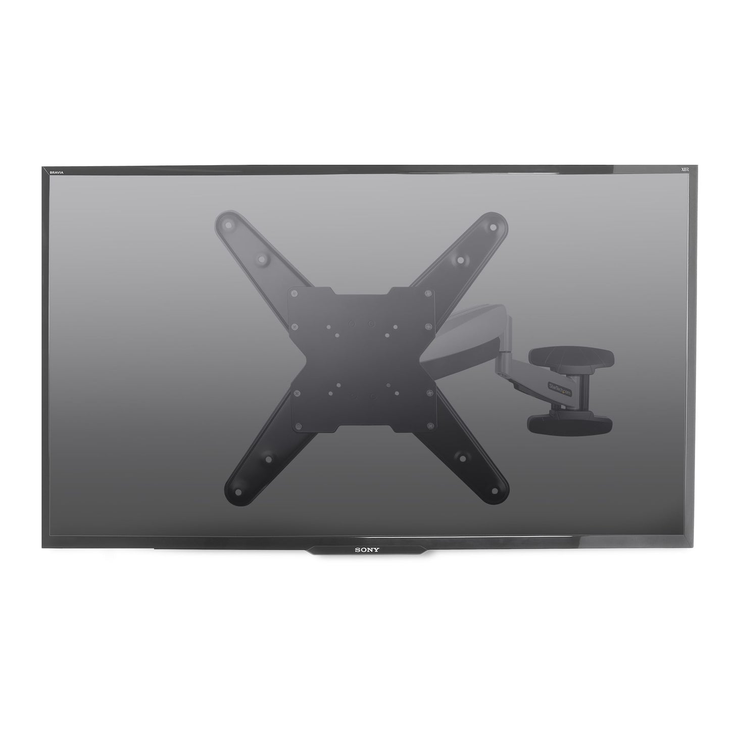 StarTech.com FHA-TV-WALL-MOUNT soporte para TV 139.7 cm (55") Negro, Plata