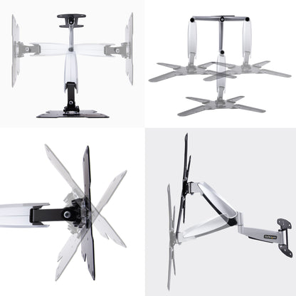 StarTech.com FHA-TV-WALL-MOUNT soporte para TV 139.7 cm (55") Negro, Plata