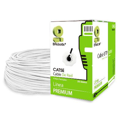 BRobotix 6001684 cable de red Blanco 305 m Cat5e U/UTP (UTP)
