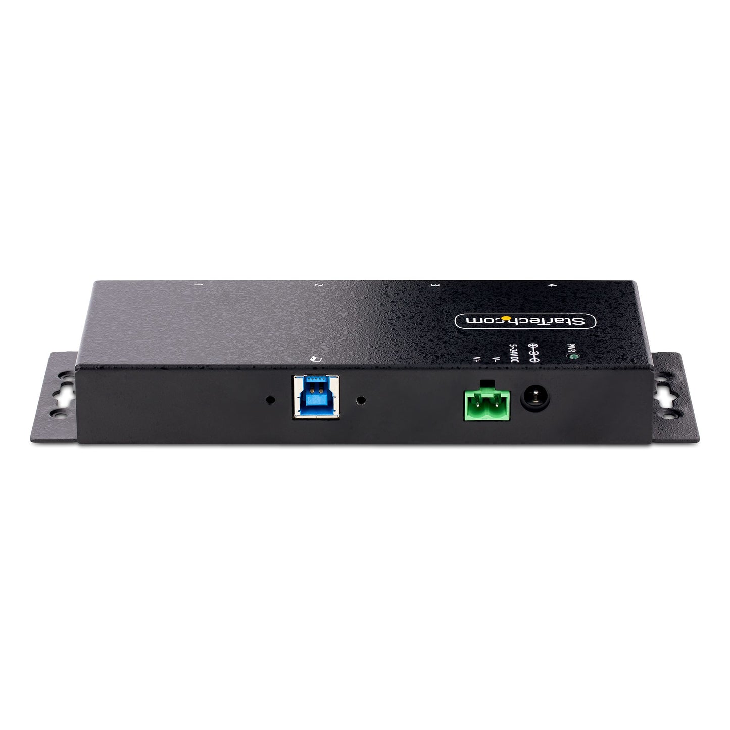 StarTech.com 5G4AINDNP-USB-A-HUB nodo concentrador USB 3.2 Gen 1 (3.1 Gen 1) Type-B 5000 Mbit/s Negro